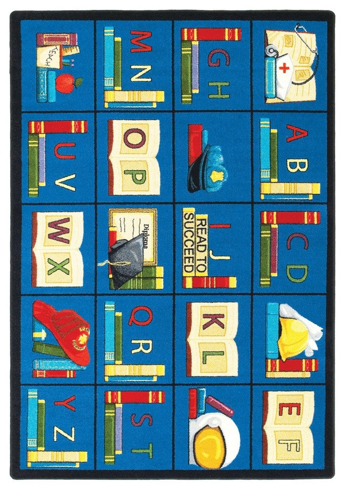 Kid Essentials Rug, Sit and Read, 5'4"x7'8"