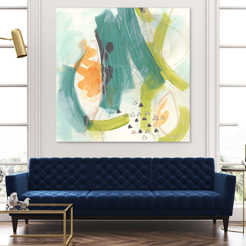 "Skipping Stones II" Fine Art Giant Canvas Print, 72"x72"