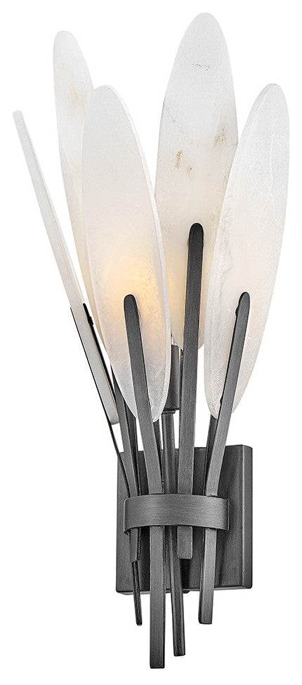 Fredrick Ramond Nerine Large Sconce, Brushed Graphite