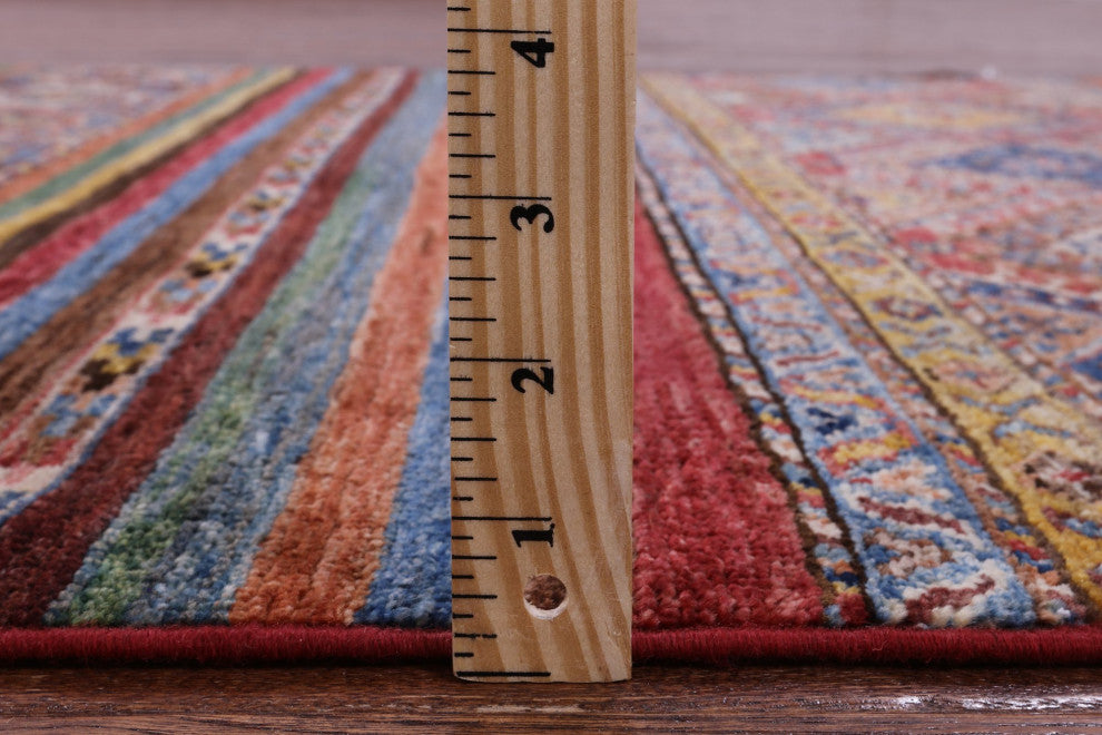 3' 10" X 5' 2" Khorjin Super Kazak Handmade Rug Q10774