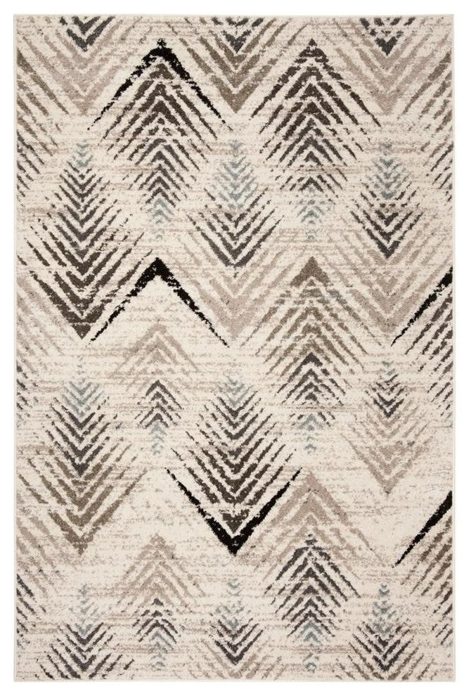 Safavieh Amsterdam Ams110A Geometric Rug, Cream/Beige, 6'7"x9'2"
