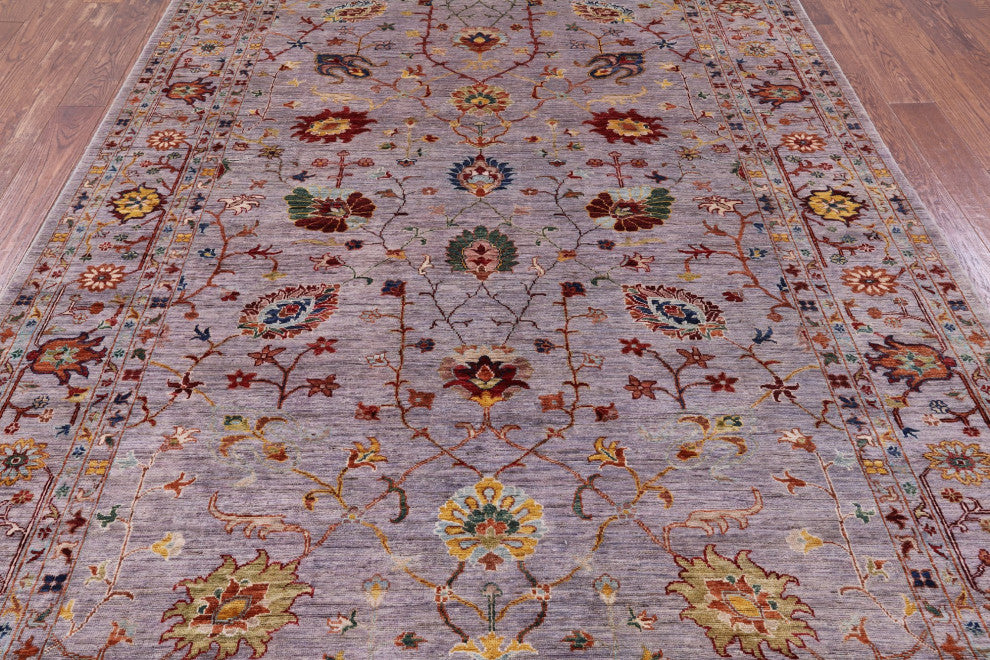 Hand-Knotted Persian Tabriz Wool Rug 6' 10" X 9' 10" Q7523