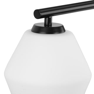 Copeland Collection Four-Light Matte Black Mid-Century Modern Vanity Light