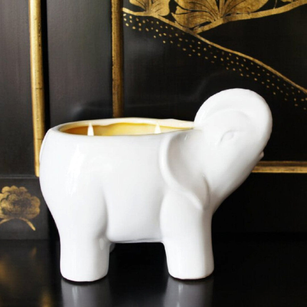 White Elephant Scented Candles | Decorative Vessel