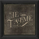 Je Taime Print