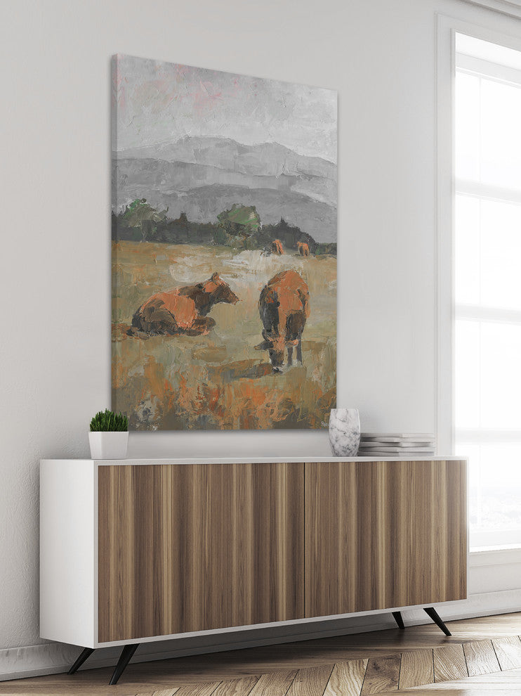 "The Farm Life" Painting Print on Wrapped Canvas, 40"x60"