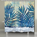 Laural Home Abstract Palm Shower Curtain