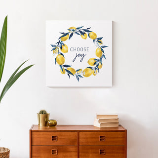 Choose Lemons 20x20 Canvas Wall Art