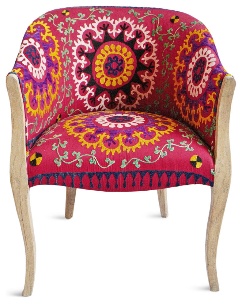 Serena Vintage Suzani Accent Chair