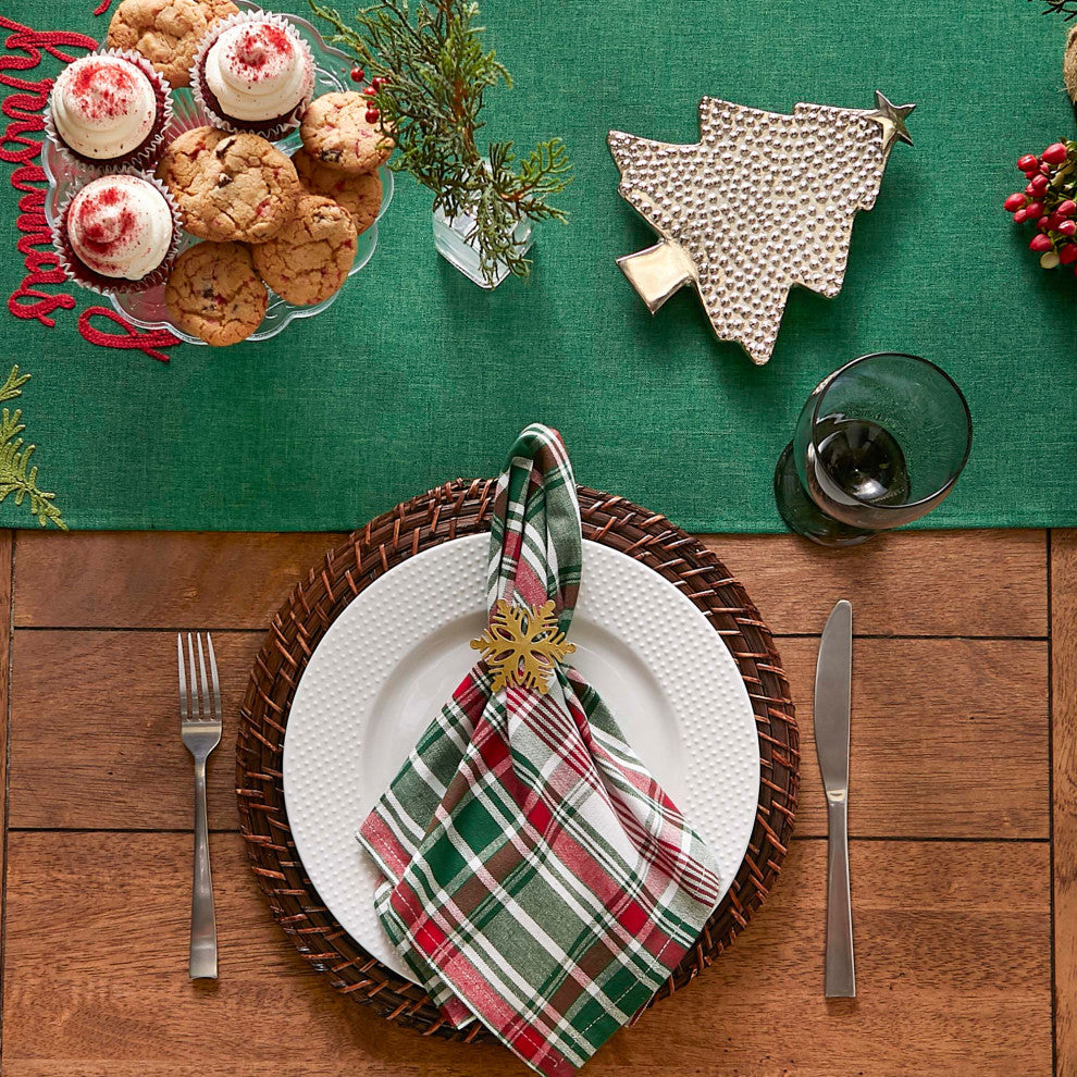 Yuletide Plaid Napkin (Set of 6)