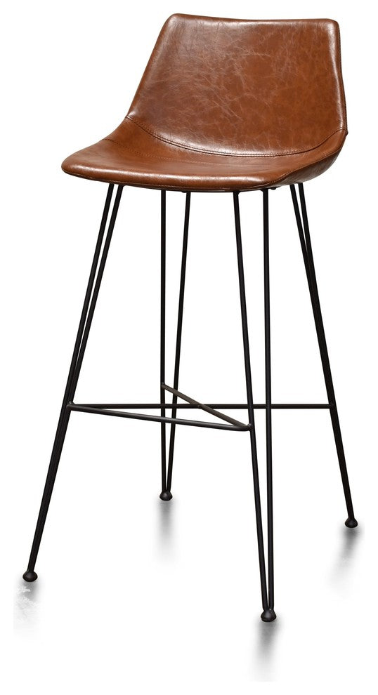 Oda Stool, Brown, Bar Height