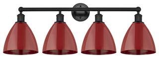 Innovations 616-4W-BK-MBD-75-RD 4 Light Bath Vanity Light, Matte Black