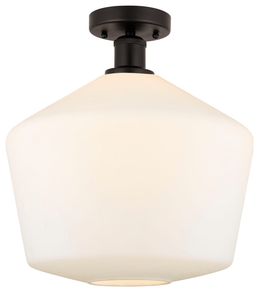 Innovations 616-1F-OB-G651-12 1 Light Semi-Flush Mount, Oil Rubbed Bronze