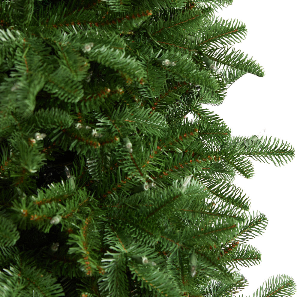 T3346 7 South Carolina Fir Artificial Christmas Tree With 550 Clear Lights