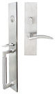 Air-Stream Lever, Mortise Entry Handleset, Left Hand, Satin Stainless Steel