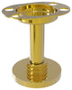 Vanity Top Tumbler and Toothbrush Holder, Polished Brass
