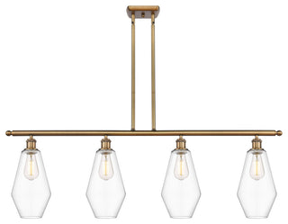 Innovations Cindyrella LED Island Light 516-4I-BB-G652-7-LED, Brushed Brass