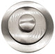 19 in. Solder In Brass Bath Tub Waste Drain Kit, Stainless Steel