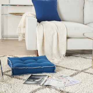 Mina Victory QY029 Seat Cushion, Navy, 18" x 18" x 3"