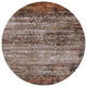Ahgly Company Indoor Round Mid-Century Modern Area Rugs, 3' Round
