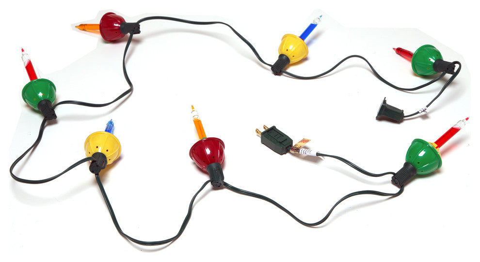 Celebrations G11GR2A1 Multi-color Bubble Lights, 7', 7 Lights