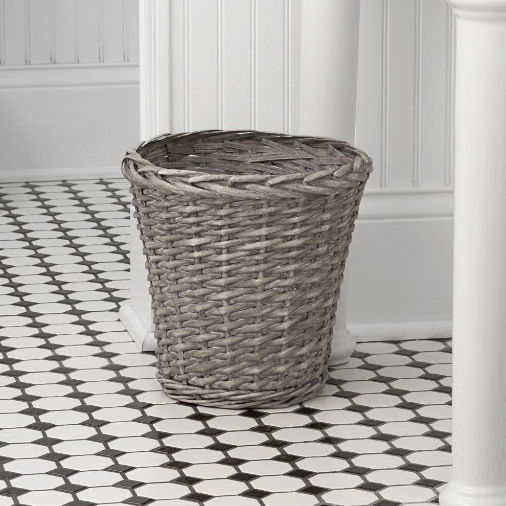 Wicker Waste Basket