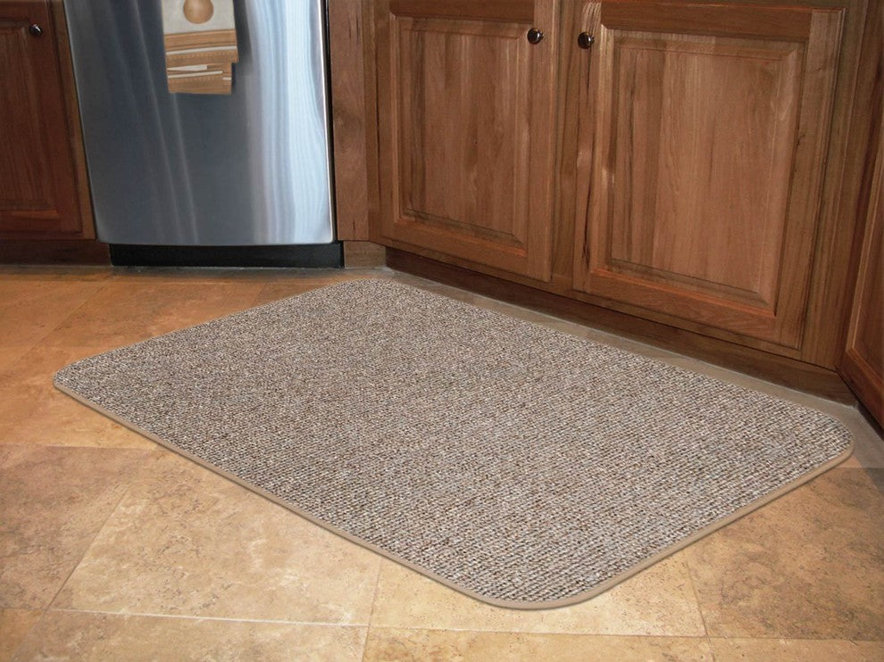 Skid-Resistant Area Rug Pebble Beige, 8'x10'