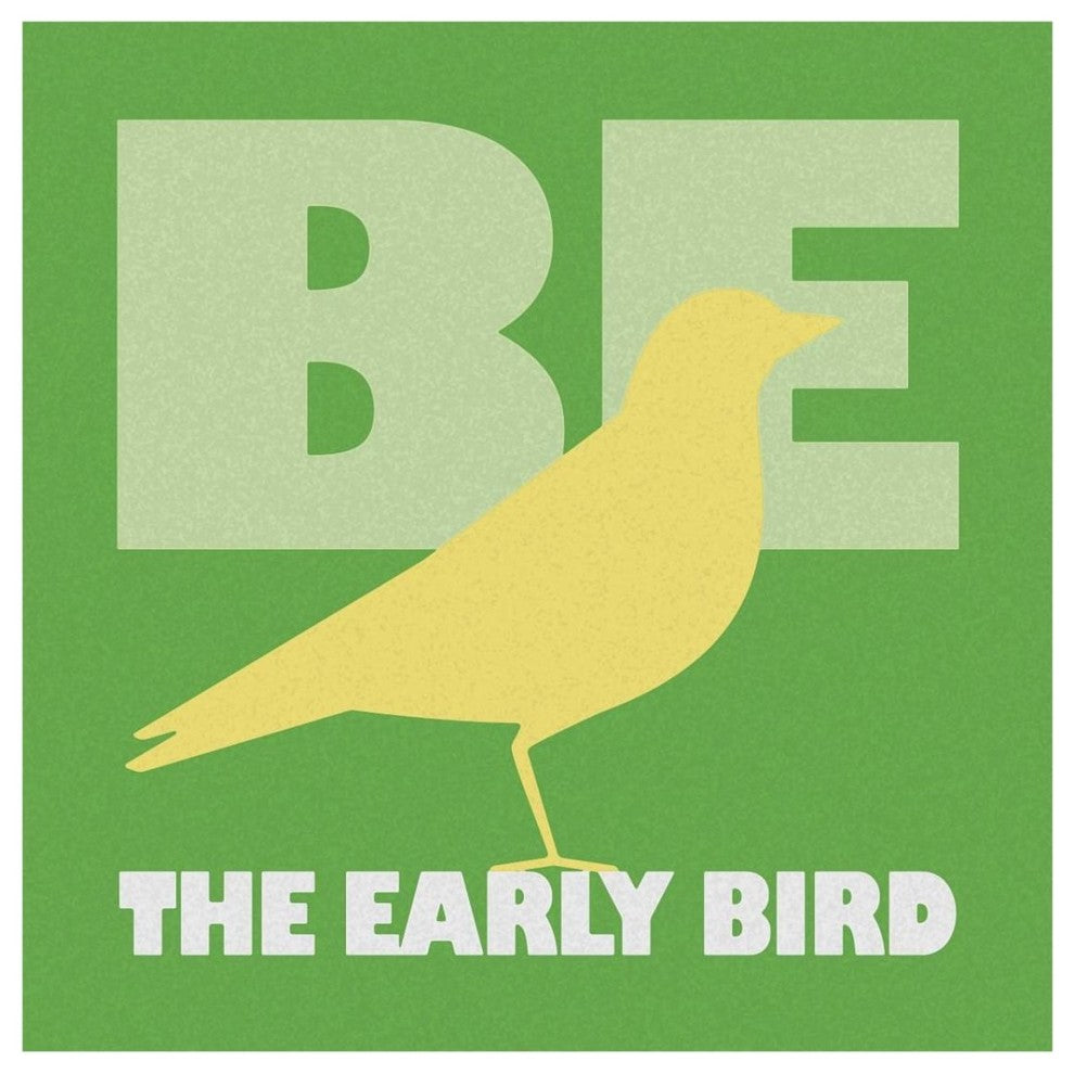 "Morning Sentiments - Early Bird" Digital Paper Print by BG.Studio, 32"x32"