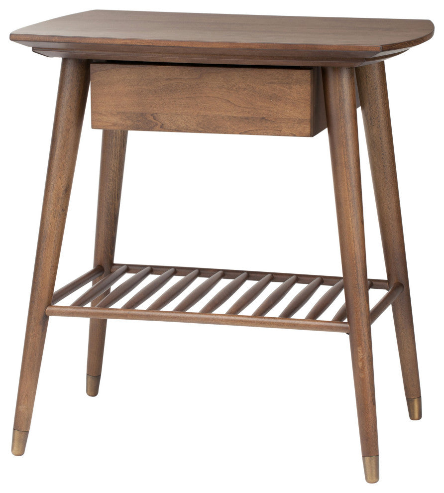 Ari Walnut Wood Side Table, HGST122