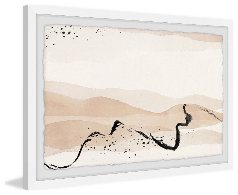 "Road Not Taken" Framed Painting Print, 30x20