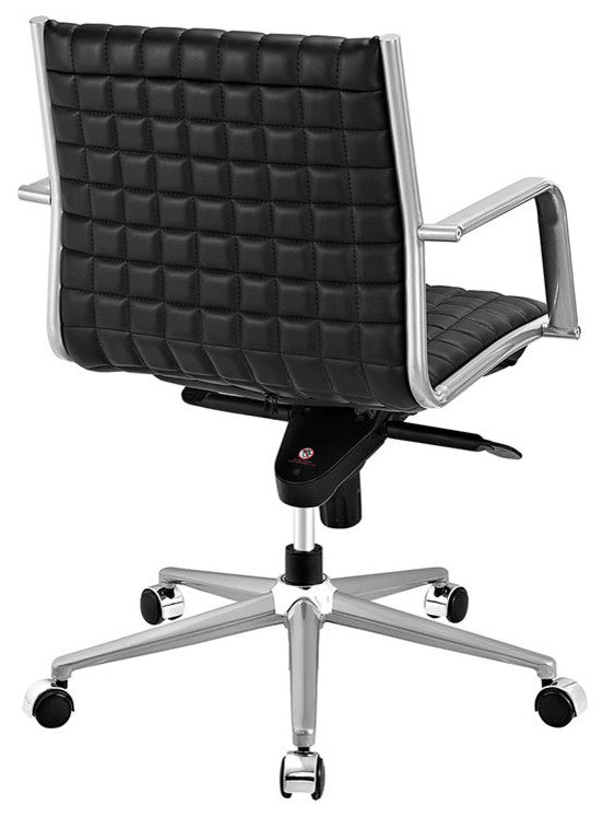 Black Pattern Office Chair