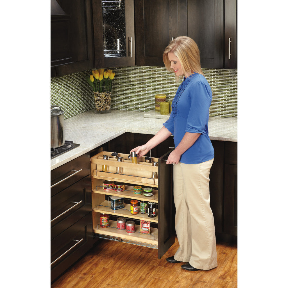 Wood Spice Insert Accessory for 448 Series Soft Close Organizer, 10"