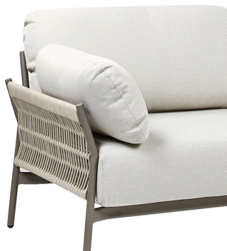 Jasper 73" Weaving Outdoor Patio Sofa, Wheat Beige