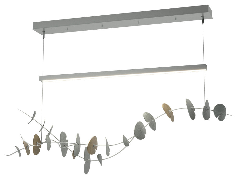 Lily LED Pendant, Vintage Platinum