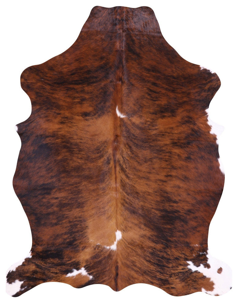 Brindle Natural Cowhide Rug 6' 10" X 5' 6" C1570