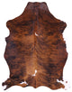 Brindle Natural Cowhide Rug 6' 10" X 5' 6" C1570