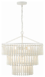 CRYSTORAMA Tiana 3 Light Matte White Pendant