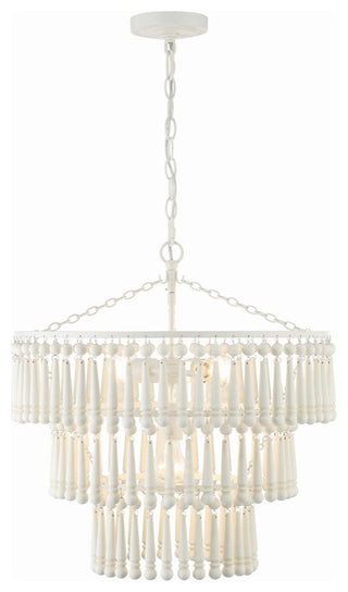 CRYSTORAMA Tiana 3 Light Matte White Pendant