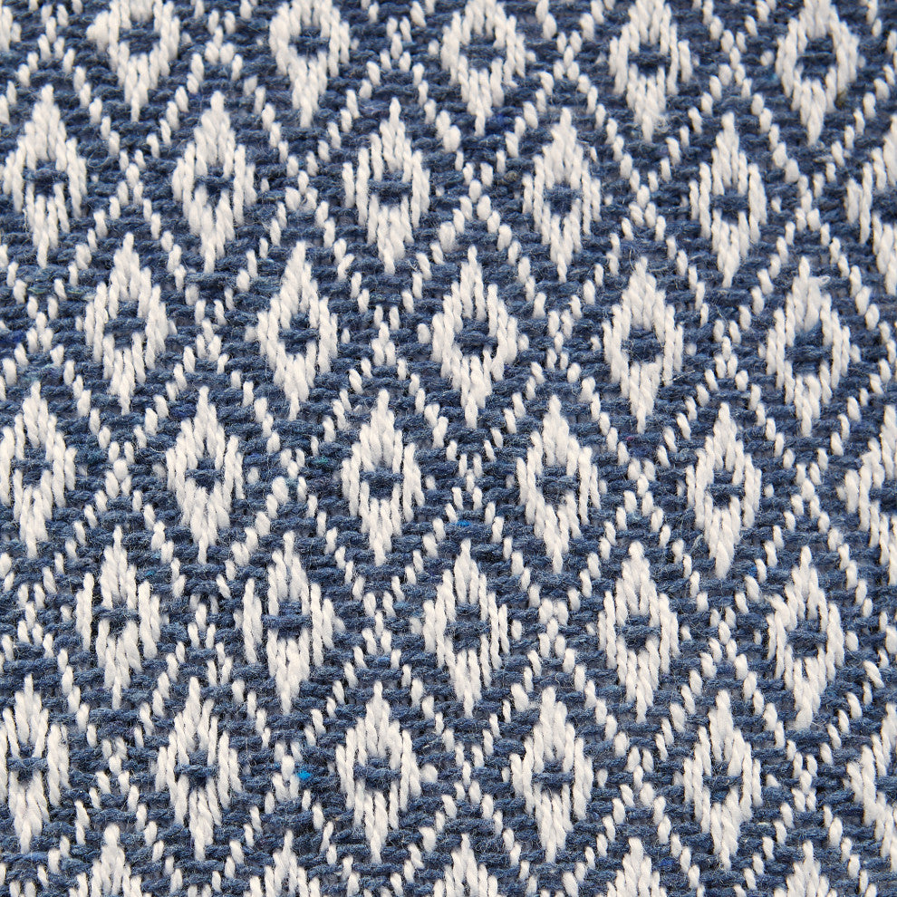 French Blue Mini Diamond Table Runner 15x108