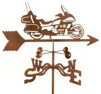 Touring Motorcycle Weathervane With Roof Mount