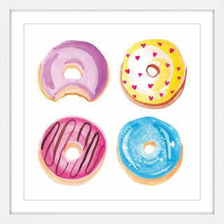 "Donuts" Framed Painting Print