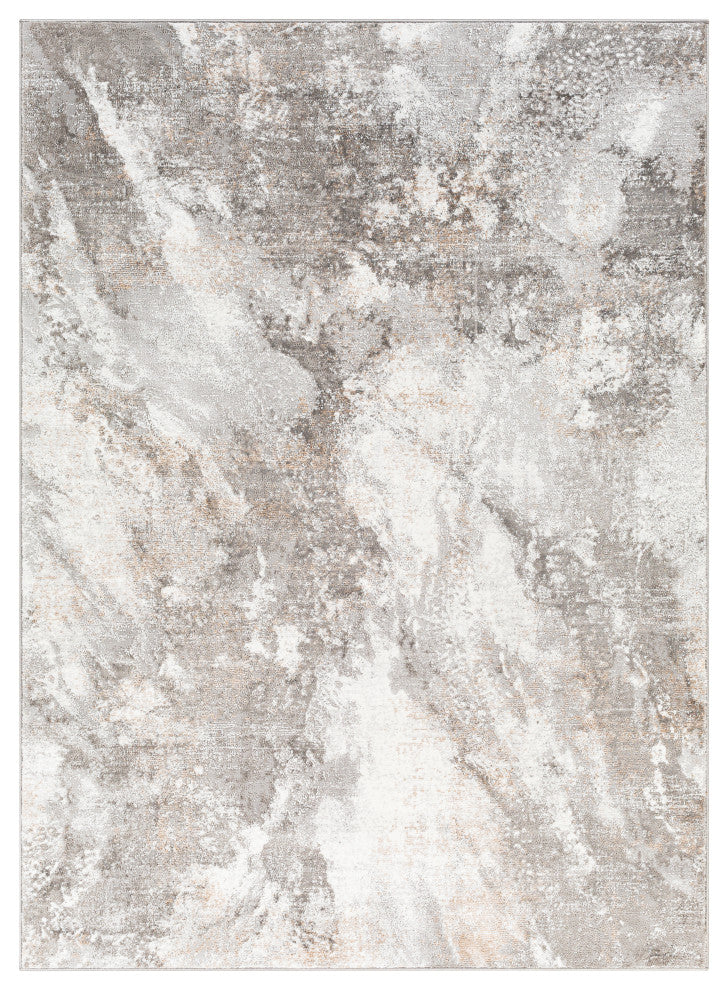 Allegro ALG-2336 Modern Light Gray 5'3"x7' Area Rug