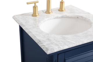 Home Living 19" Single Bathroom Vanity, Blue