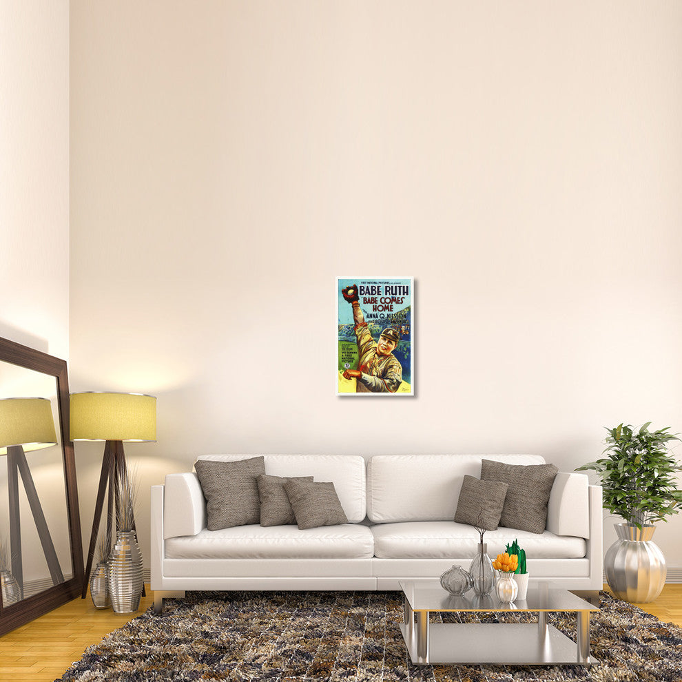 "Babe Comes Home" Stretched Canvas Giclee by Hollywood Photo Archive, 20x30"
