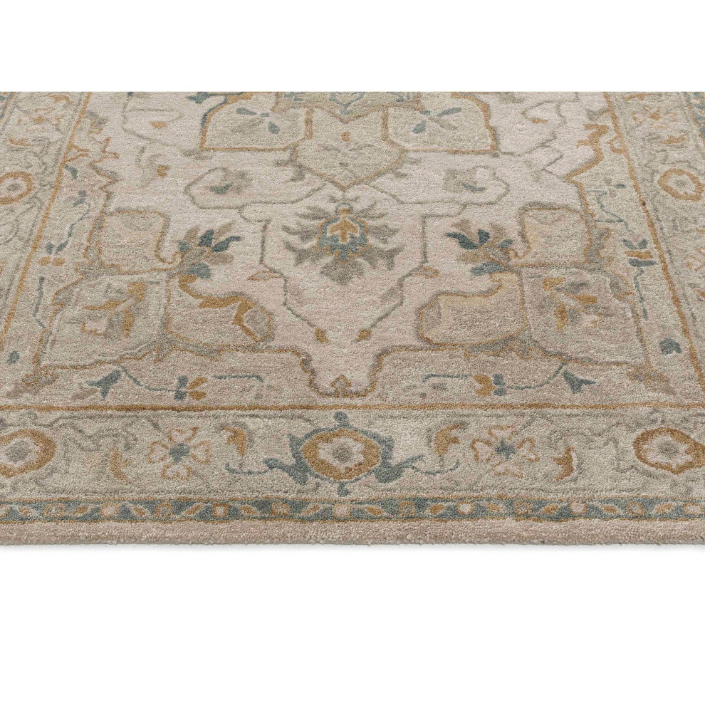 Timeless Shirley Neutral Area Rug - 2'6"x8'