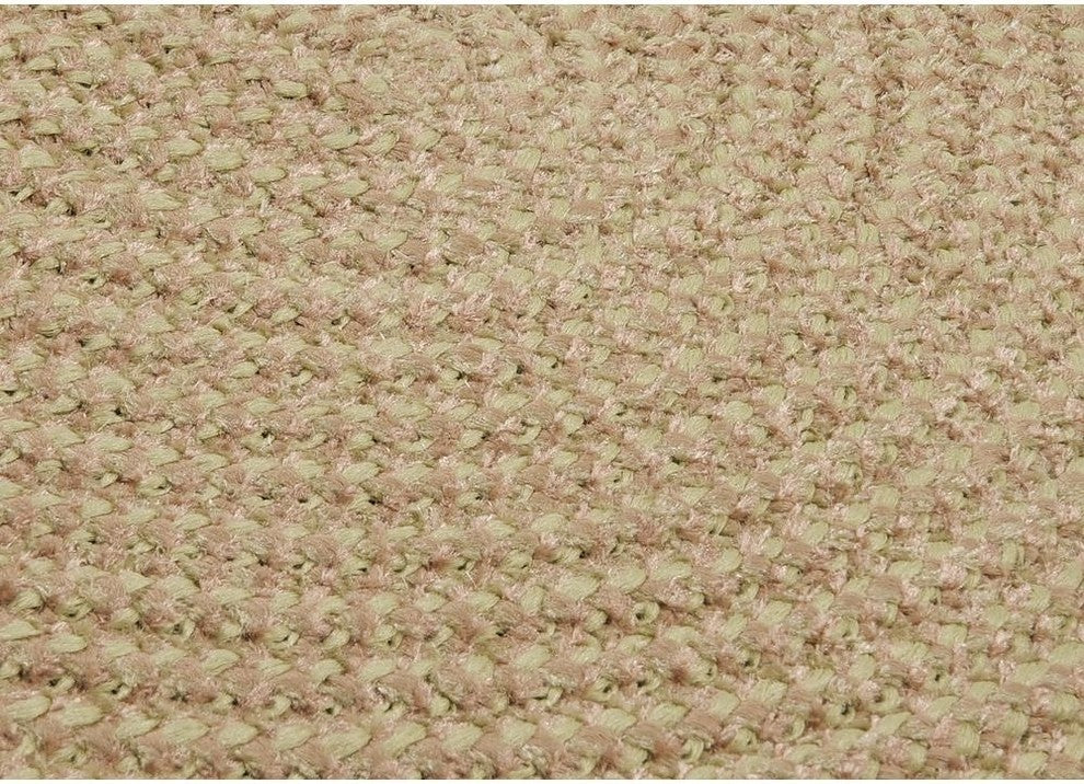 Softex Check CX26 Celery Check Traditional Area Rug, Round 12'x12'