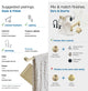 Monument Contemporary Single Robe Hook, Golden Champagne
