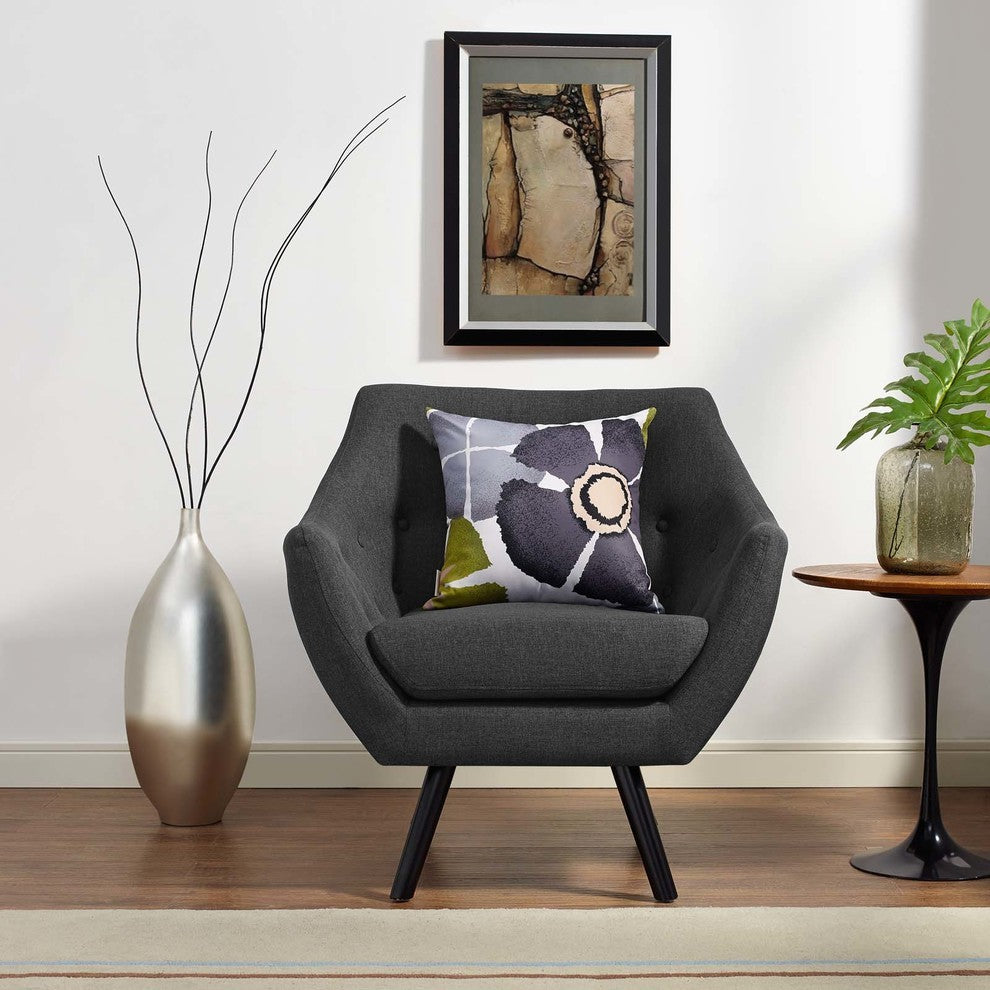 Modern Gray Allegory Armchair
