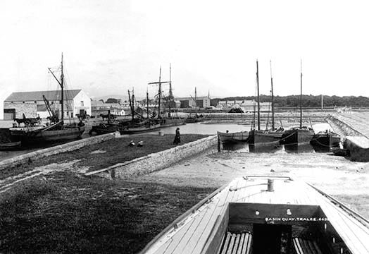 Tralee Basin Quay, Ireland- Gallery Wrapped Canvas Art 28" x 42"