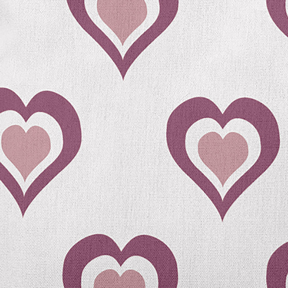 Burnin' Love Decorative Throw Pillow, Muted Purple, 14"x20"